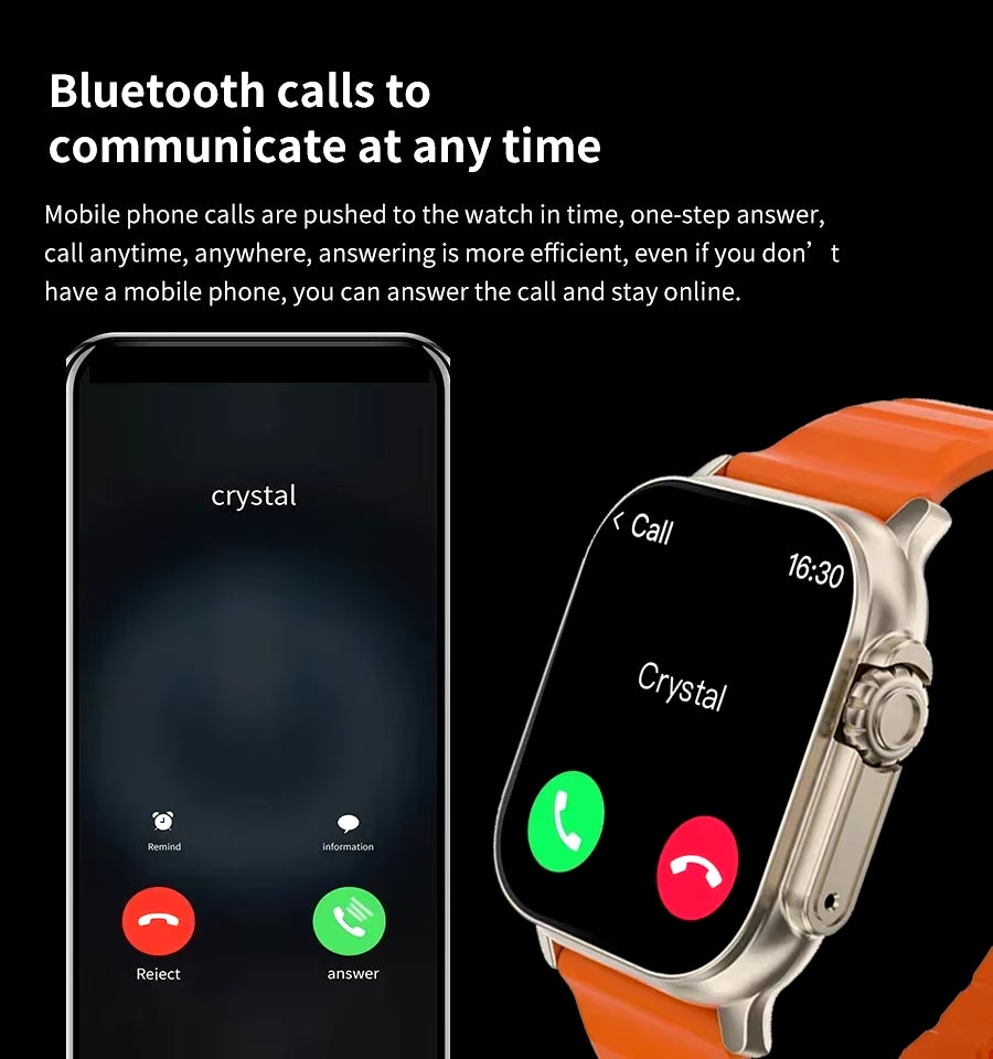 Reloj inteligente T900Ultra con Bluetooth