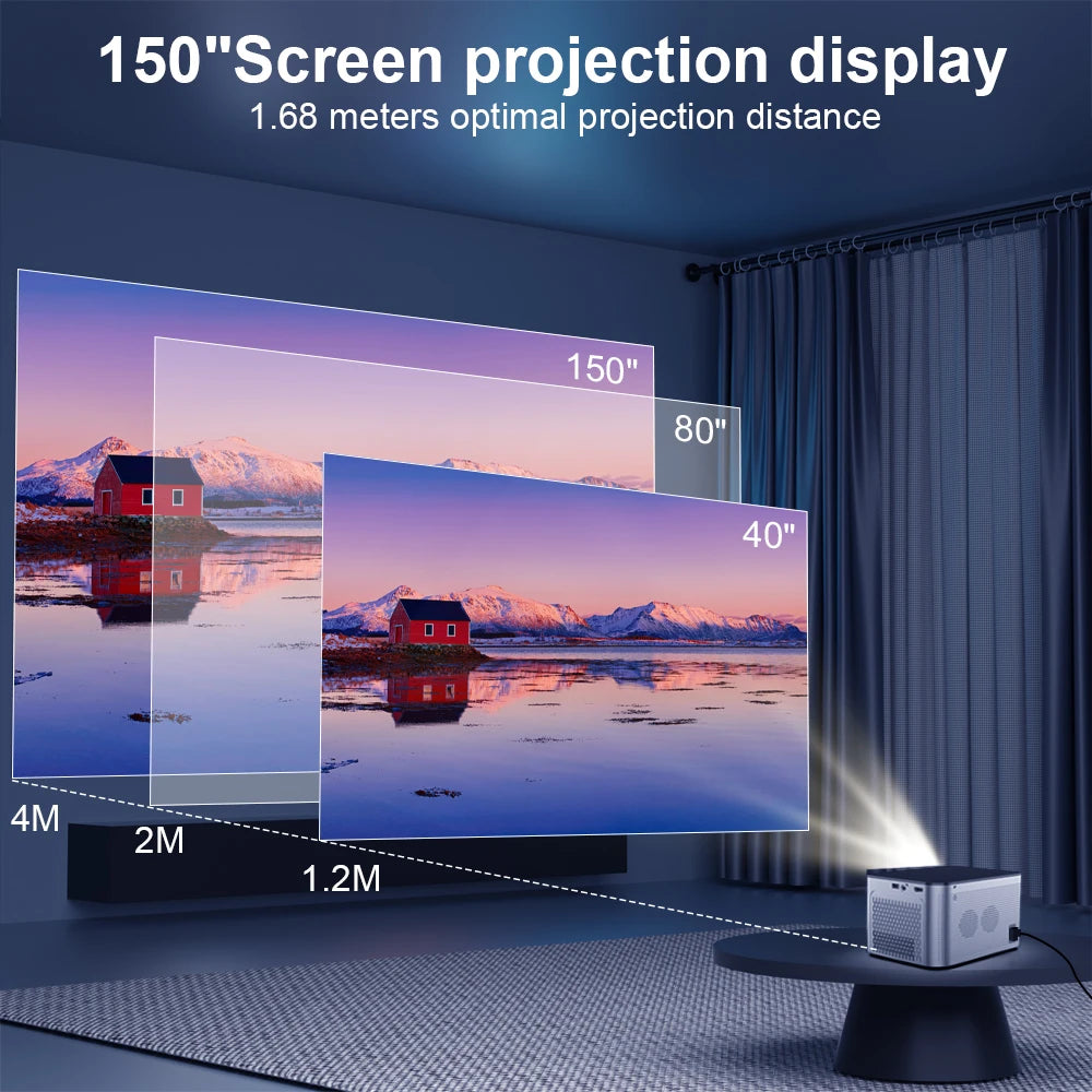 Proyector inteligente Android 11 4K