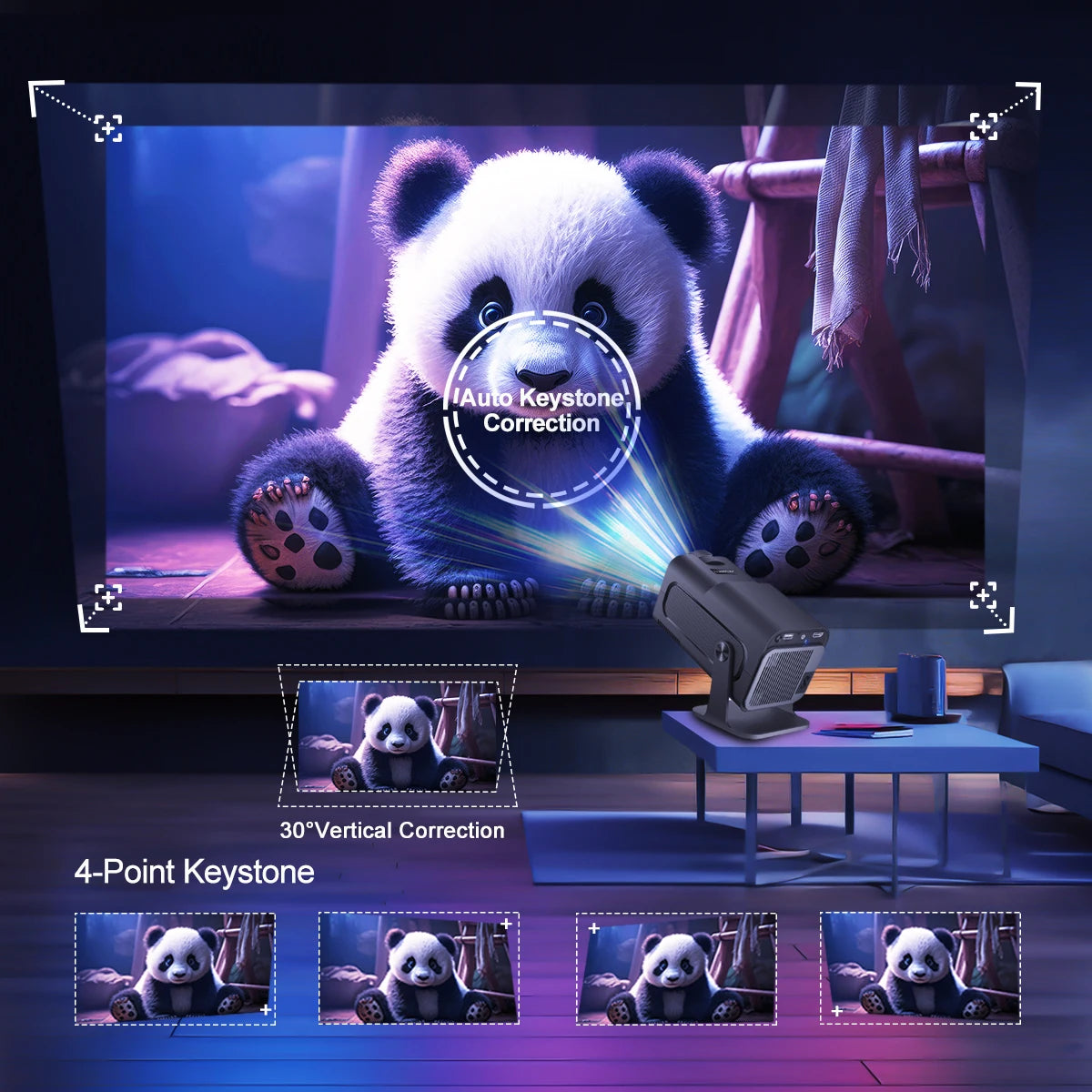 Proyector Android 11 4K nativo 1080P