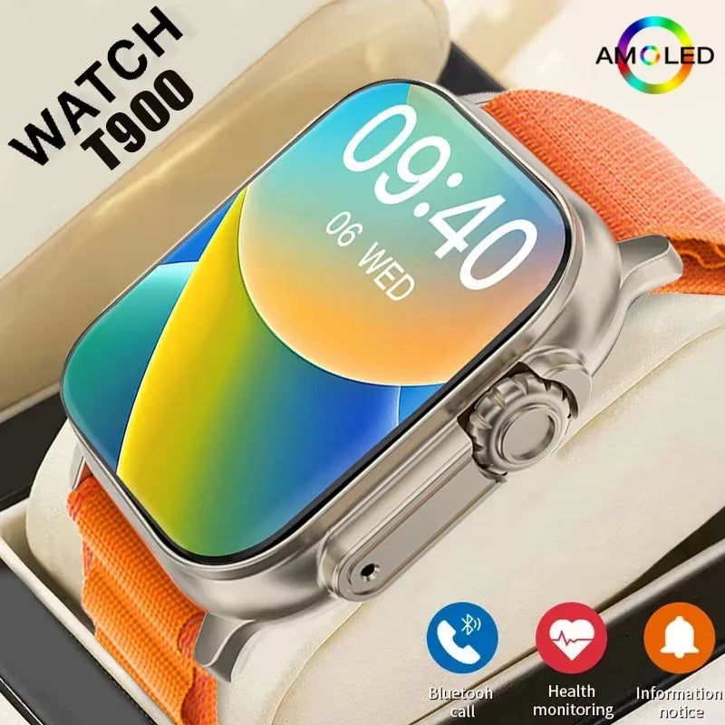 Reloj inteligente T900Ultra con Bluetooth
