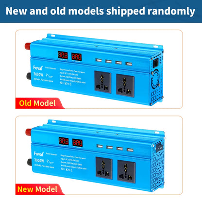 Inversor de onda sinusoidal pura de 12 V CC a 220 V CA, 230 V