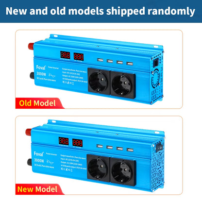 Inversor de onda sinusoidal pura de 12 V CC a 220 V CA, 230 V