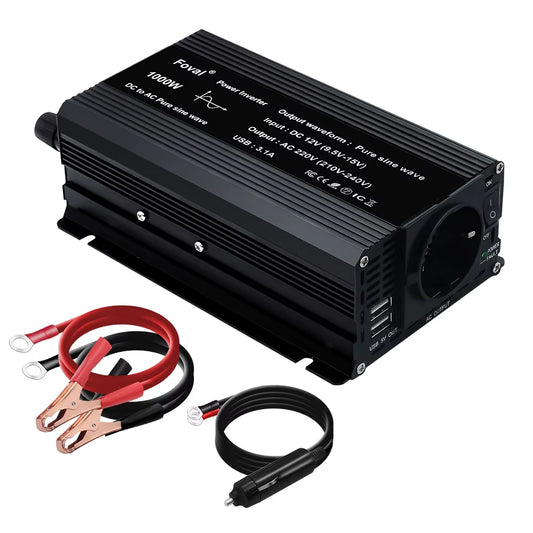 Inversor de onda sinusoidal pura de 12 V CC a 220 V CA, 230 V